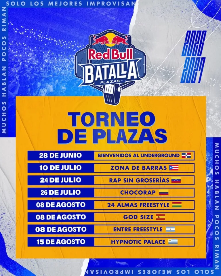 16 ligas buscan el Torneo de Plazas de Red Bull Batalla 2026